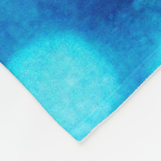 Azurite Malachite Daisy Fleece Deken (Hoek)