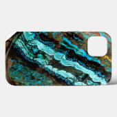 Azurite Malachite Gemstone Case-Mate iPhone Case (Achterkant (horizontaal))