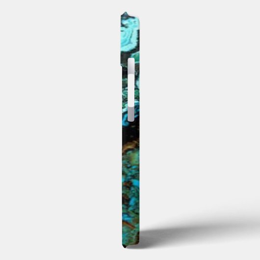 Azurite Malachite Gemstone Case-Mate iPhone Case (Achterkant / Links)