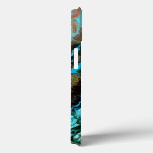 Azurite Malachite Gemstone Case-Mate iPhone Case (Achterkant / Rechts)