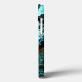 Azurite Malachite Gemstone iPad Case (Achterkant / Links)