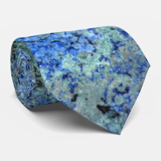 Azurite_Malachite Stropdas (Opgerold)