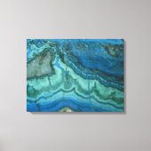 Azurite Malachite Wrapped Canvas Print (Voorkant)