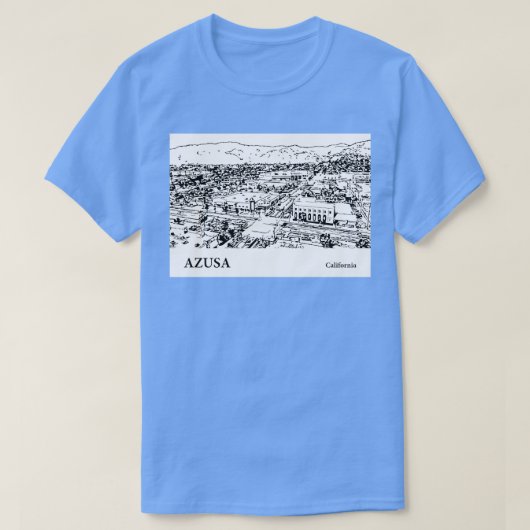 Azusa California TShirt 2 (Design voorkant)