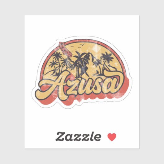 Azusa, Californië Sticker (Vel)