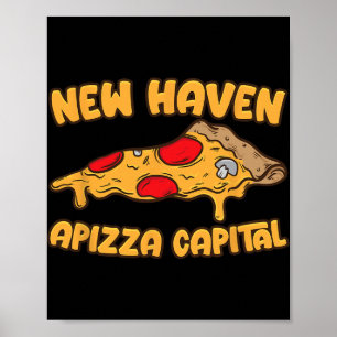 Azza Ct Zza Catal Van De Wereld New Haven Connecti Poster