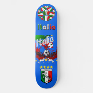 Azzurri blue, Italia-paneelbal Calcio Skateboard