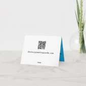 B002 - Skyline Verjaardagsspiegel Kaart (Achterkant)