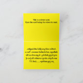 B005 - Pure vreugde en hoop Bedankkaart (Binnen)