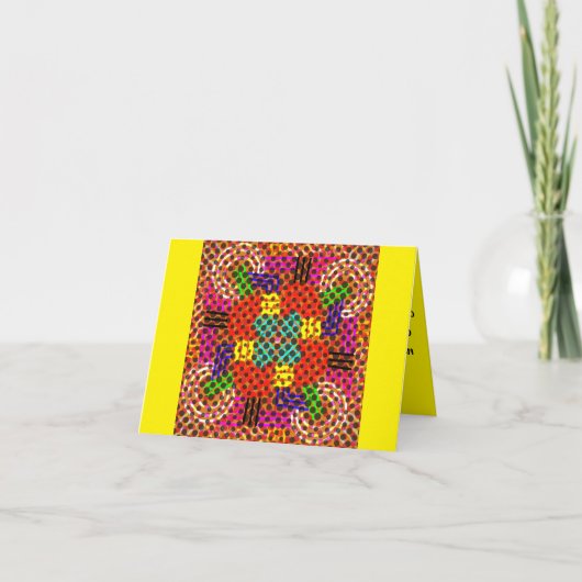 B005 - Pure vreugde en hoop Bedankkaart (Voorkant)