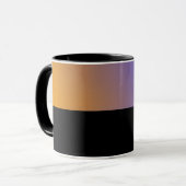 B03 - Tasse mit Orange Blau Farbverlauf Mok (Voorkant links)