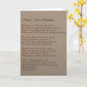 B04: Vandaag ben je jarig Kaart (Gele Bloem)