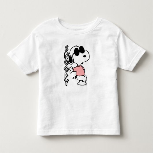 B07CH4K8H4_Peanuts Snoopy Joe Cool Kinder Shirts (Voorkant)