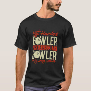 B0wling links Behandelde B0wler T-shirt