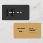 B10 - Alle managers Visitekaartje (Voorkant / Achterkant)