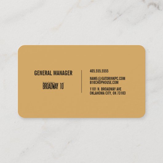 B10 - Alle managers Visitekaartje (Achterkant)