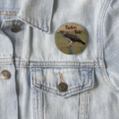 B10 Swainson's Havik Ronde Button 5,7 Cm (In situ)