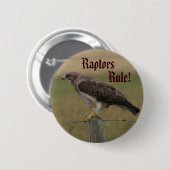 B10 Swainson's Hawk Ronde Button 5,7 Cm (Voorkant /achterkant)
