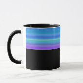 B10 - Tasse mit Violett Blau Farbverlauf Mok (Links)