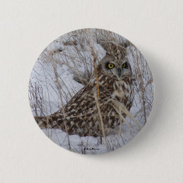 B11 Korte oorhoenders Ronde Button 5,7 Cm