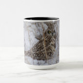 B11 Korte oorkieuwen in de sneeuw Mok (Midden)