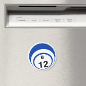B12 bingobal koelkastmagneet magneet (Insitu (Vaatwasser))