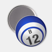 B12 bingobalmagneet magneet (Voorkant / Achterkant)
