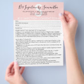 B12-injectie toestemmingsformulier flyer (Hand)
