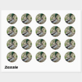 B12 Wilde Eend Ronde Sticker (Vel)