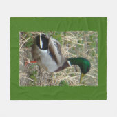 B12 Wilde Eend Woerd Fleece Deken (Voorkant (Horizontaal))