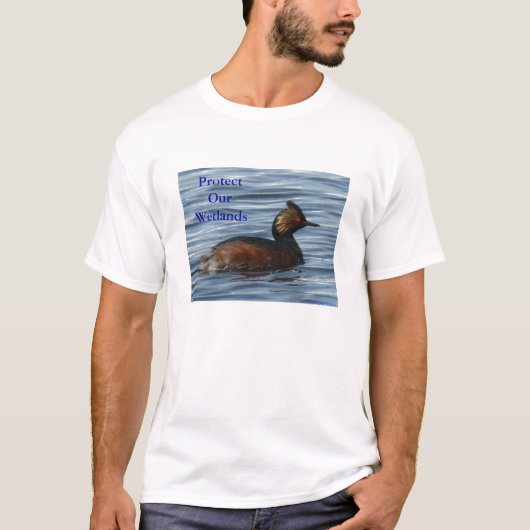 B13 Geoorde Fuut T-shirt (Voorkant)