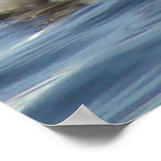 B13 Geproeide Grebe Poster (Hoek)