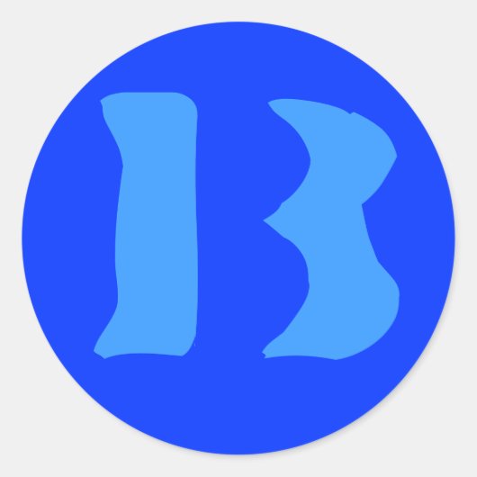 B13 Sticker (Voorkant)