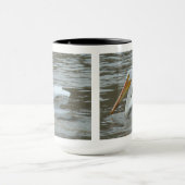 B14 Witte pelikaan op de rivier de Muddy Mok (Midden)