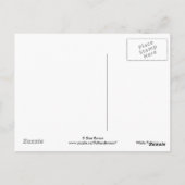 B14 Witte Pelikaan op Modderige Rivier Briefkaart (Achterkant)