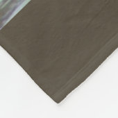 B15 White Pelican on Muddy Water Fleece Deken (Hoek)