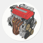 B16b Sticker (Voorkant)