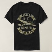  B17-Bomber WW2 vliegtuig Gr T-shirt (Design voorkant)