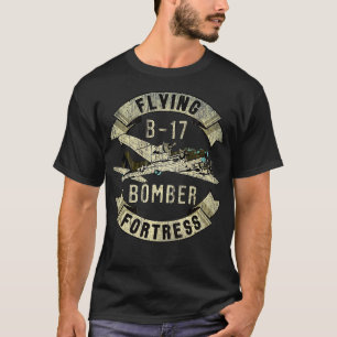 B17-Bomber WW2 vliegtuig Gr T-shirt