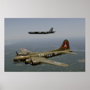 B17- en B52H-Poster Poster