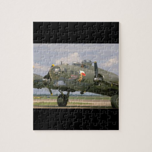 B17 Kleding, Voorste Linker_WWII Planes Legpuzzel (Verticaal)