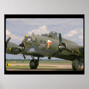 B17 Kleding, Voorste Linker_WWII Planes Poster