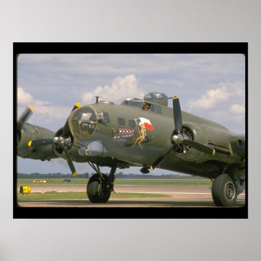 B17 Kleding, Voorste Linker_WWII Planes Poster (Voorkant)
