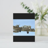 B17 'Sentimental' in Air._WWII Planes Briefkaart (Staand voorkant)