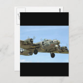 B17 'Sentimental' in Air._WWII Planes Briefkaart (Voorkant / Achterkant)