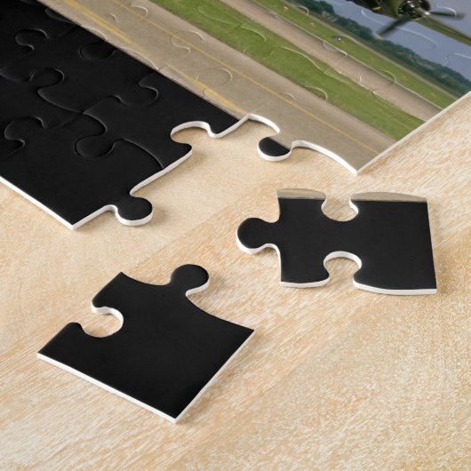 B17 Taxiing, rechter front_WWII-vliegtuigen Legpuzzel (Zijkant)