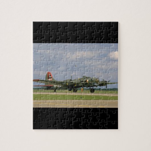 B17 Taxiing, rechter front_WWII-vliegtuigen Legpuzzel (Verticaal)