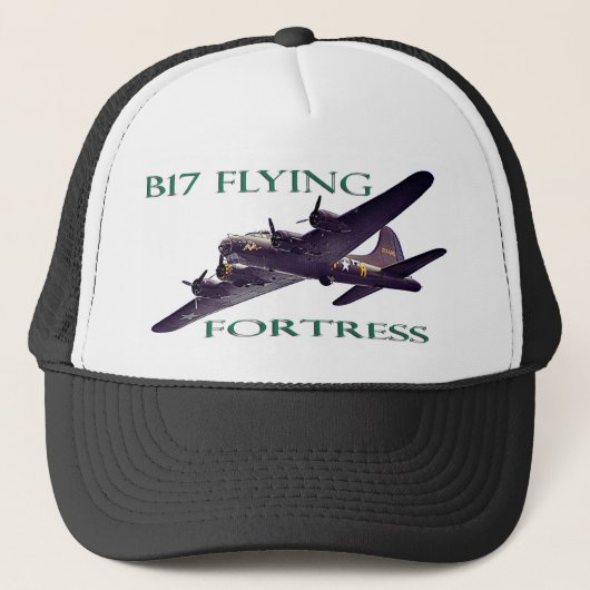 B17 Vliegende fort Trucker Pet (Voorkant)