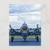 B17  Vliegtuig van het vliegtuig Briefkaart (Voorkant)