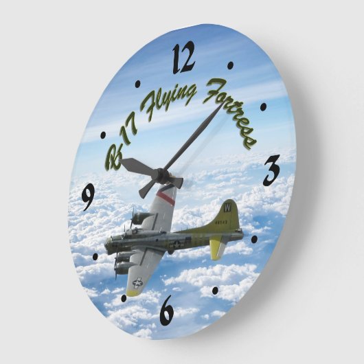 B17 Vliegtuig WWII-bombervliegtuig Grote Klok (Hoek)